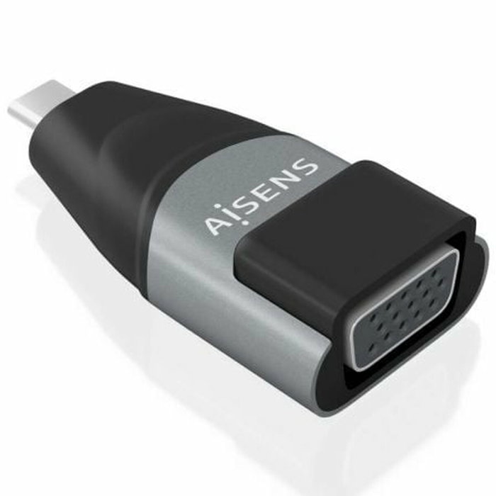 Aisens Adaptador USB-C a VGA Aluminio Gris A109-0863 Aisens Adaptador USB-C a VGA Aluminio Gris A109-0863