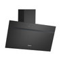 Siemens iQ100 LC85KDK60 Campana Extractora de Pared 80 cm Klarglas Negro - 430 m3/h, Clase A+++ a D, Control Táctil
