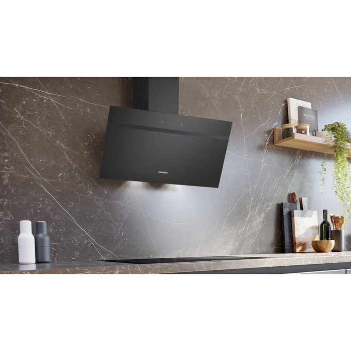 Siemens iQ100 LC85KDK60 Campana Extractora de Pared 80 cm Negro Siemens iQ100 LC85KDK60 Campana Extractora de Pared 80 cm Negro