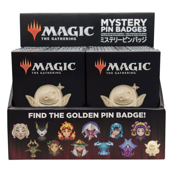 Magic: The Gathering Chapas Mystery Pin Badge Expositor (12)