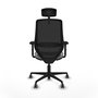 PIQUERAS Y CRESPO Silla de oficina Mardos Gris/Negro con mecanismo Sincro/Traslack