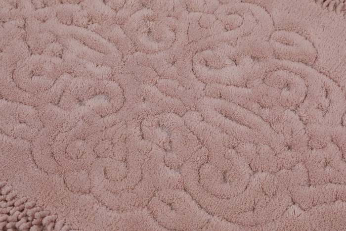 Mijölnir Juego de Alfombrillas de Baño de Algodón 100%, Antibacterianas y Antideslizantes, 50x60 cm y 60x100 cm, Lavables a Máquina, 1600 gr/m²