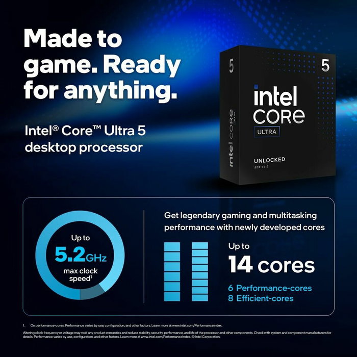 Intel Core Ultra 5 245KF Procesador 24 MB Smart Cache Caja Intel Core Ultra 5 245KF Procesador 24 MB Smart Cache Caja