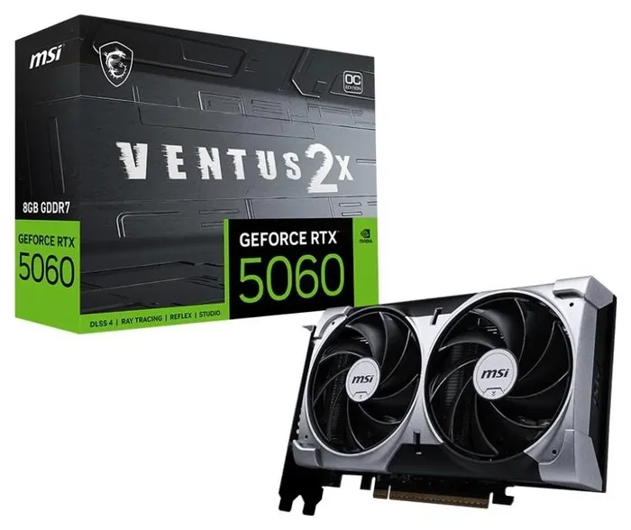 MSI GeForce RTX 5060 VENTUS 2X OC 8GB GDDR7