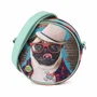 Karactermania Krazymals Bolso Bandolera Redondo Pug Marrón 18x18x6cm
