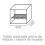 Micel Escurreplatos y vasos para armario Ecr01, Acero inoxidable