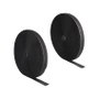 DeLOCK Cinta de gancho y bucle de alta resistencia 25 m x 25 mm negro