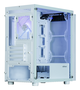 Zalman T4 PLUS Mini Tower Blanco PC Gaming con Ventana Lateral Iluminada y Filtro Anti-polvo