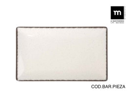 La Mediterranea Fuente Rectangular Anllo Elite Brillo 25x15cm