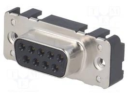 HARTING Conector D-Sub de 9 pines hembra recto