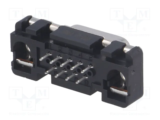 HARTING Conector D-Sub de 9 pines hembra recto