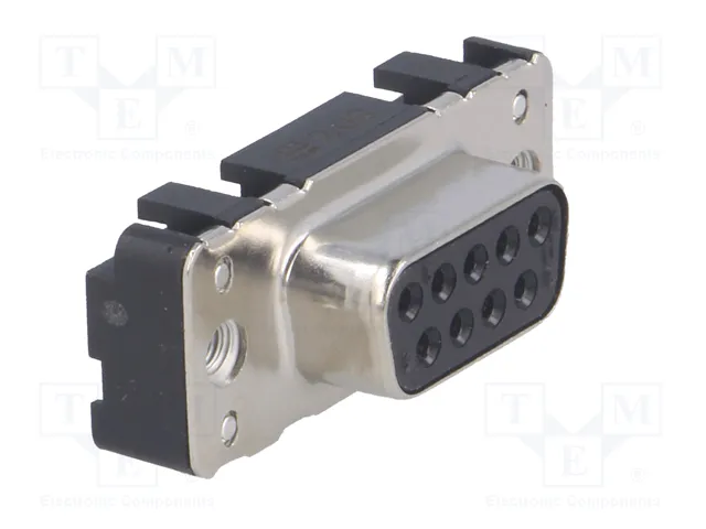HARTING Conector D-Sub de 9 pines hembra recto