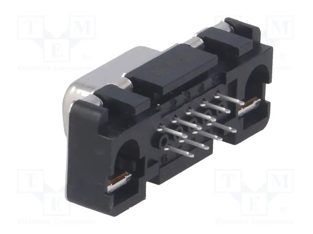 HARTING Conector D-Sub de 9 pines hembra recto