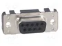 HARTING Conector D-Sub de 9 pines hembra recto