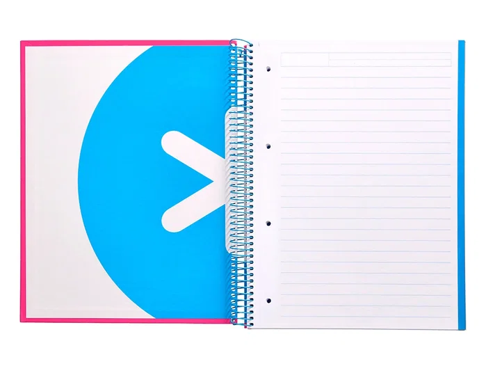 Antartik Cuaderno Espiral A4 Rosa 120 Hojas 90g Antartik Cuaderno Espiral A4 Rosa 120 Hojas 90g
