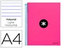 Antartik Cuaderno Espiral A4 Rosa 120 Hojas 90g