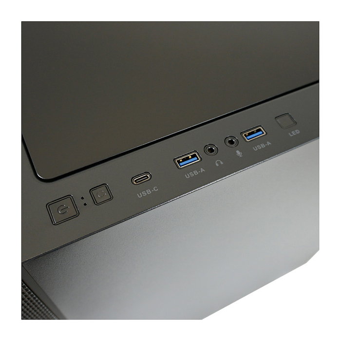 LC-Power LC-8000B Midi Tower Negro para PC Juego