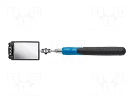 HÖGERT TECHNIK Espejo de inspección con iluminación LED 50x80mm