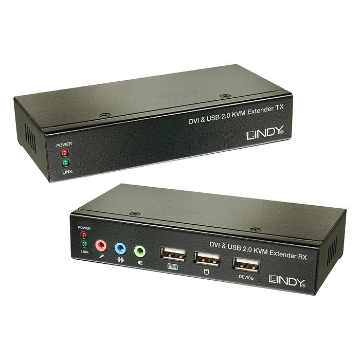 Lindy KVM Switch 39377 Negro DVI-D
