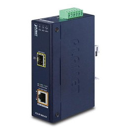Planet IGUP-805AT Convertidor de Medios Gigabit PoE++ 1 Puerto SFP 100/1000X a 1 Puerto Ethernet 10/100/1000T