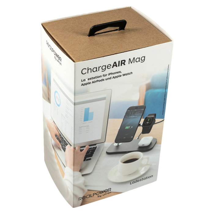Realpower ChargeAIR Mag Estación de carga MagSafe negro