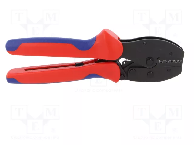 KNIPEX Crimpadora para terminales de cable y casquillos aislados