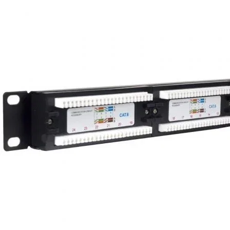Phasak Panel de Parcheo 19", 1U, Cat.6 UTP, Dual RJ45 Phasak Panel de Parcheo 19", 1U, Cat.6 UTP, Dual RJ45