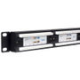 Phasak Panel de Parcheo 19", 1U, Cat.6 UTP, Dual RJ45
