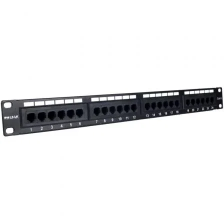 Phasak Panel de Parcheo 19", 1U, Cat.6 UTP, Dual RJ45 Phasak Panel de Parcheo 19", 1U, Cat.6 UTP, Dual RJ45