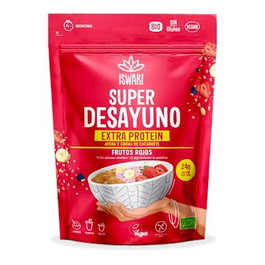ISWARI Super Desayuno Extra Protein Frutos Rojos 360 Gr
