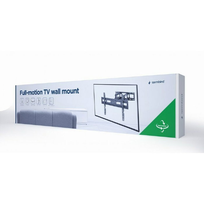 GEMBIRD WM-80ST-03 Soporte para TV 37'' - 80'' Negro