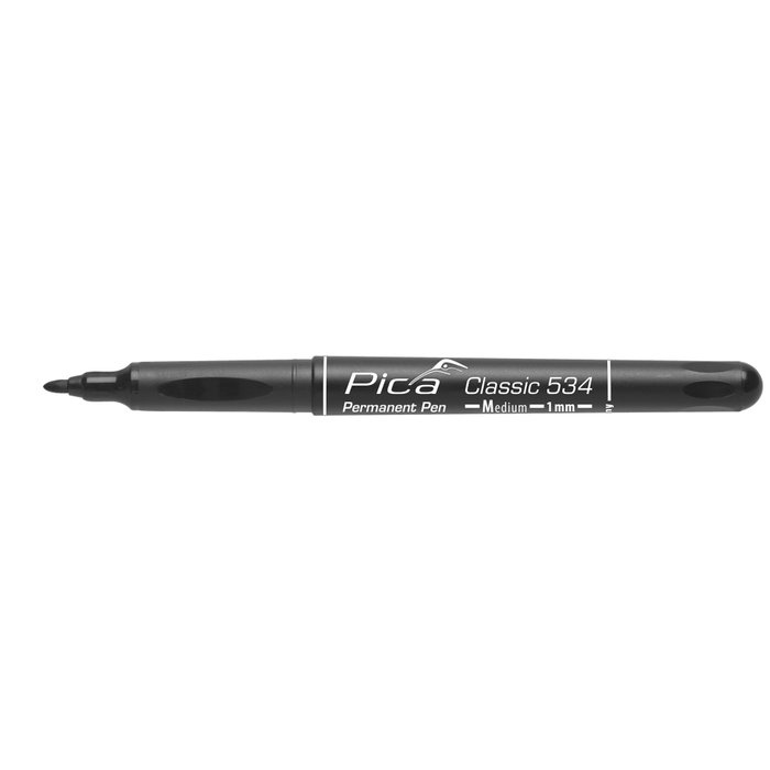 Pica Pica Permanent Pen, 1,0 mm, Negro