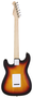 Guitarra Aria Stratocaster Serie Stg-003 Sombraeda