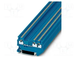 PHOENIX CONTACT PT 1.5/S-TWINBU Conector de carril azul