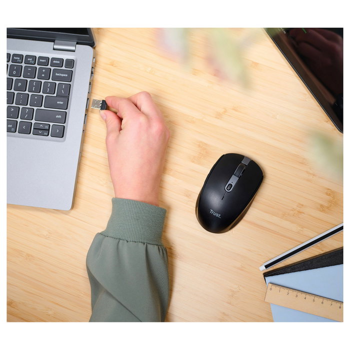Trust Ozaa Compact Wireless Negro