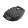 Trust Ozaa - Ratón Inalámbrico Bluetooth/2.4GHz Compacto Silencioso para Oficina, 3200 DPI, Multidispositivo (hasta 3), Recargable USB-C, 6 Botones, Negro