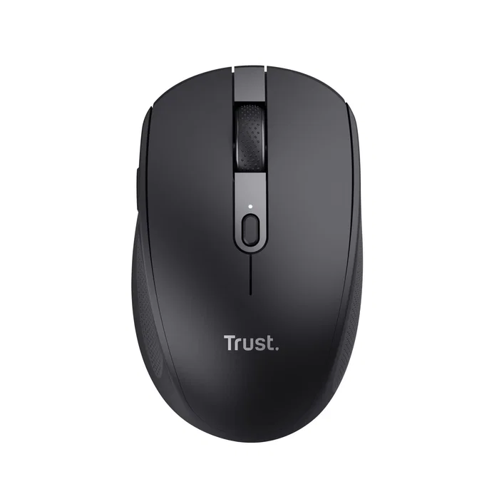 Trust Ozaa - Ratón Inalámbrico Bluetooth/2.4GHz Compacto Silencioso para Oficina, 3200 DPI, Multidispositivo (hasta 3), Recargable USB-C, 6 Botones, Negro Trust Ozaa - Ratón Inalámbrico Bluetooth/2.4GHz Compacto Silencioso para Oficina, 3200 DPI, Multidispositivo (hasta 3), Recargable USB-C, 6 Botones, Negro