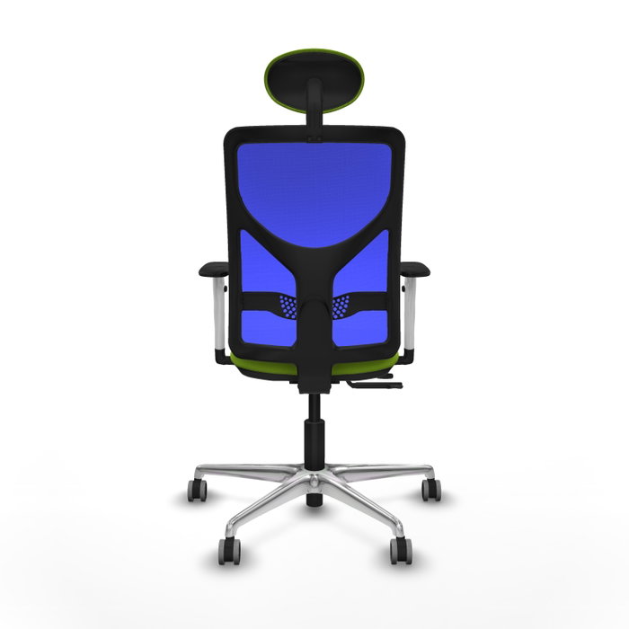 PIQUERAS Y CRESPO Silla de oficina Motilla con mecanismo Sincro/Traslack, Pistacho y Azul PIQUERAS Y CRESPO Silla de oficina Motilla con mecanismo Sincro/Traslack, Pistacho y Azul