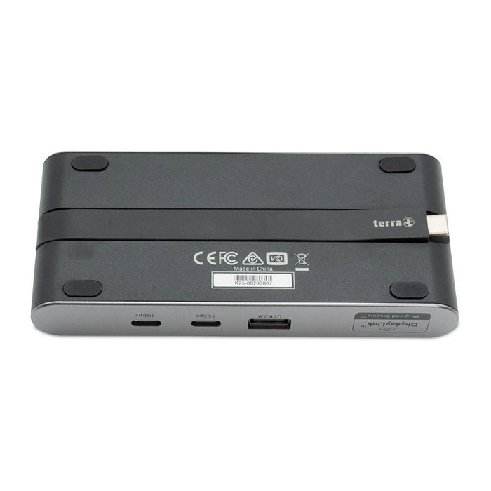 Wortmann TERRA MOBILE 770 Docking Station USB-C Dual Display, 2x HDMI, 2x USB 3.2, Ethernet 1000 Mbit/s Wortmann TERRA MOBILE 770 Docking Station USB-C Dual Display, 2x HDMI, 2x USB 3.2, Ethernet 1000 Mbit/s