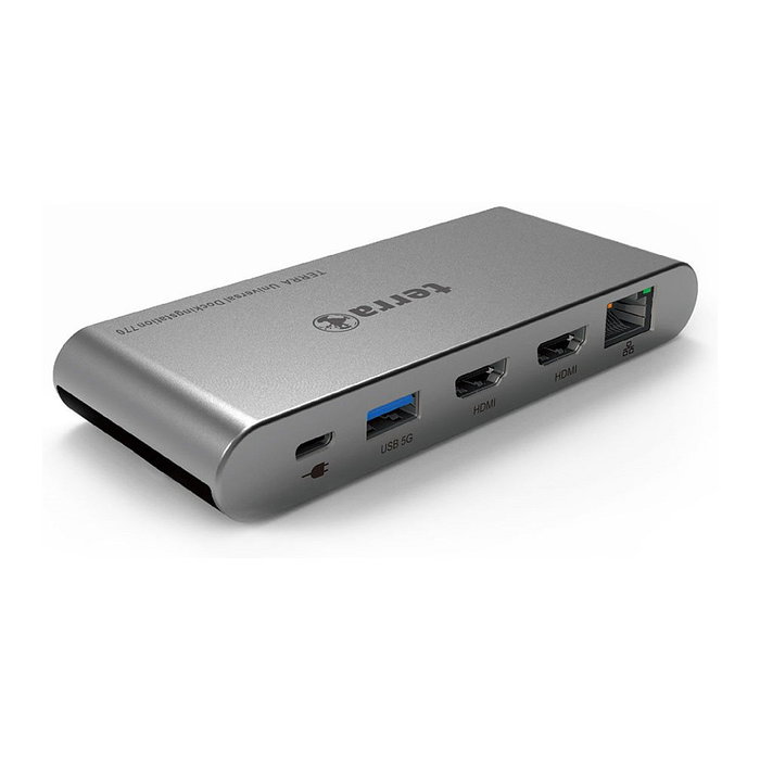 Wortmann TERRA MOBILE 770 Docking Station USB-C Dual Display, 2x HDMI, 2x USB 3.2, Ethernet 1000 Mbit/s Wortmann TERRA MOBILE 770 Docking Station USB-C Dual Display, 2x HDMI, 2x USB 3.2, Ethernet 1000 Mbit/s
