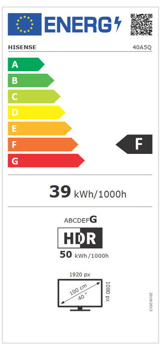 Hisense 40A5Q Smart TV 102cm 40" Full HD QLED