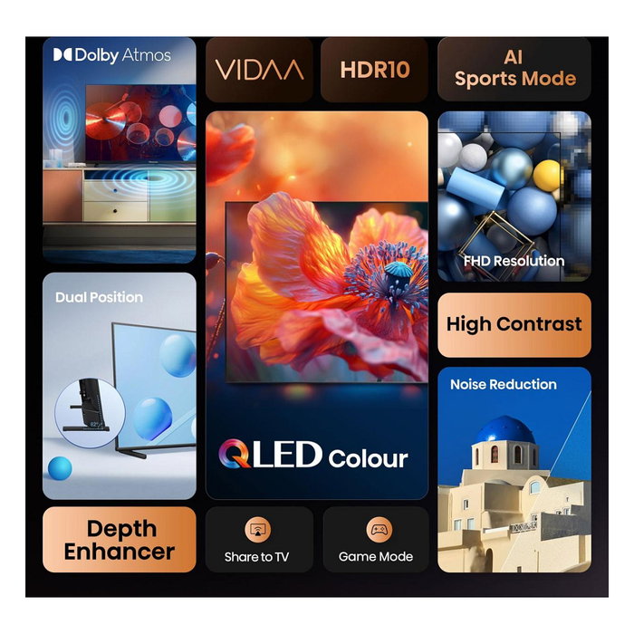 Hisense 40A5Q Smart TV 102cm 40" Full HD QLED