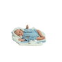 Muñecas Arias Reborn Muñeca Arias 35 cm Marco Azul con Saco Portabebé - Juguete para Niñas de 3 a 99 años en Español