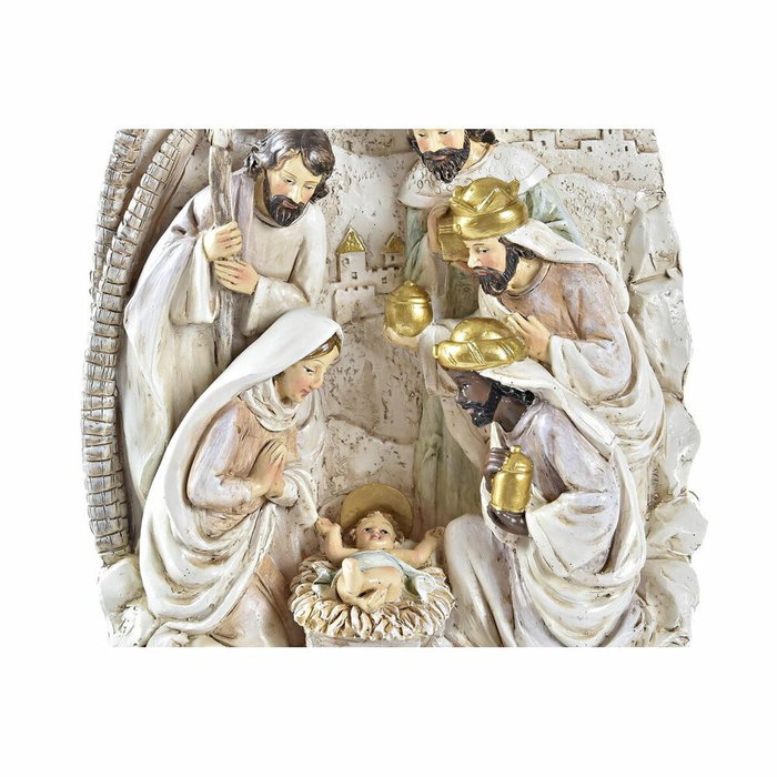 DKD Home Decor Set de 2 Figuras de Nacimiento en Resina, 18x9x25,5 cm, Surtido