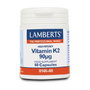 Lamberts Vitamina K2 90 µg 60 cápsulas