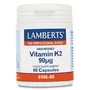 LAMBERTS Vitamina K2 90 mcg 60 cápsulas