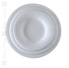 CIM Plato Hondo 21 cm Vajilla Modelo 4521 (Set de 6)