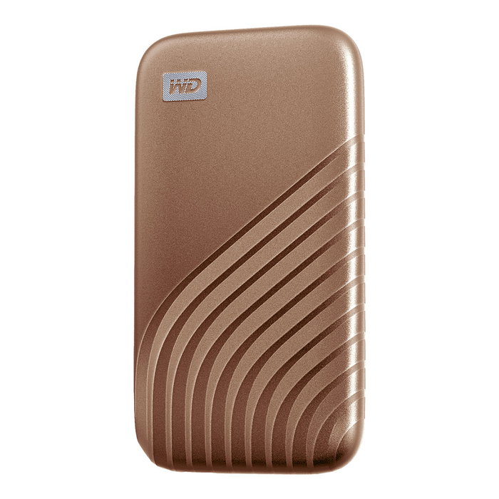 Western Digital My Passport SSD 2TB USB-C 3.2 Gen 2 - 1050 MB/s - Resistente a Golpes y Vibraciones - Oro