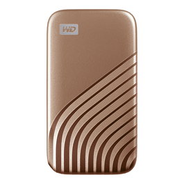 Western Digital My Passport SSD 2TB USB-C 3.2 Gen 2 - 1050 MB/s - Resistente a Golpes y Vibraciones - Oro