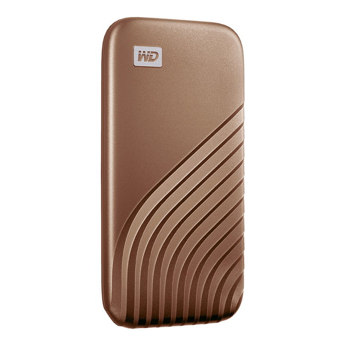 Western Digital My Passport SSD 2TB USB-C 3.2 Gen 2 - 1050 MB/s - Resistente a Golpes y Vibraciones - Oro
